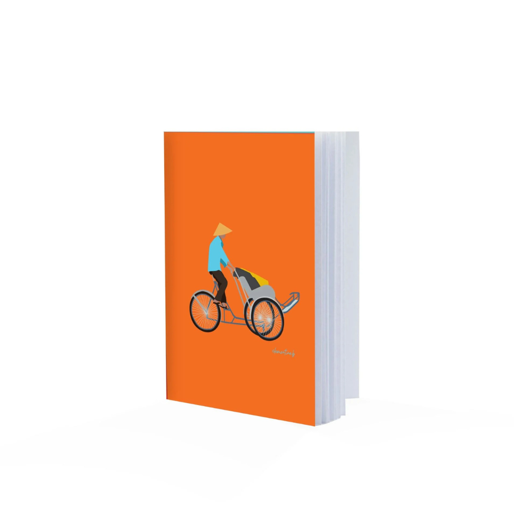  In the Mood Saigon Small Notebook Xich Lo Orange 