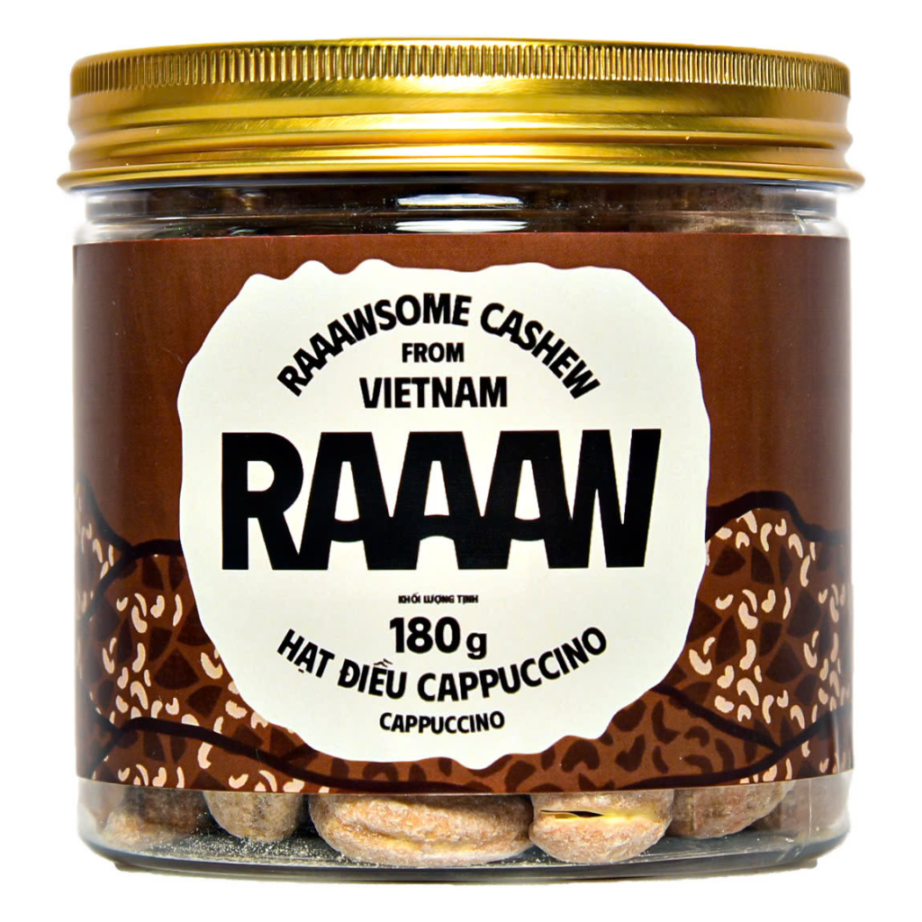  Raaaw Cappuccino Cashew Nuts - 180g 