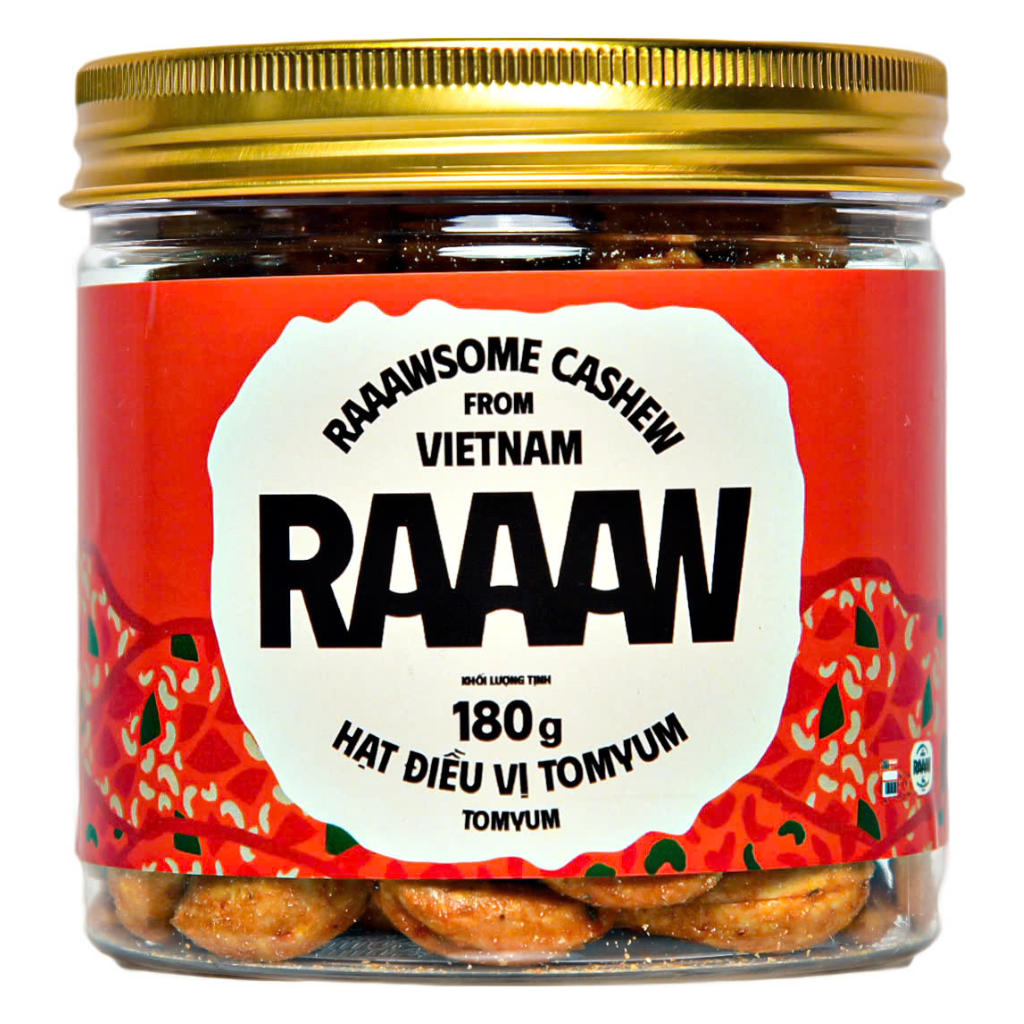  Raaaw TomYum Cashew Nuts - 180g 