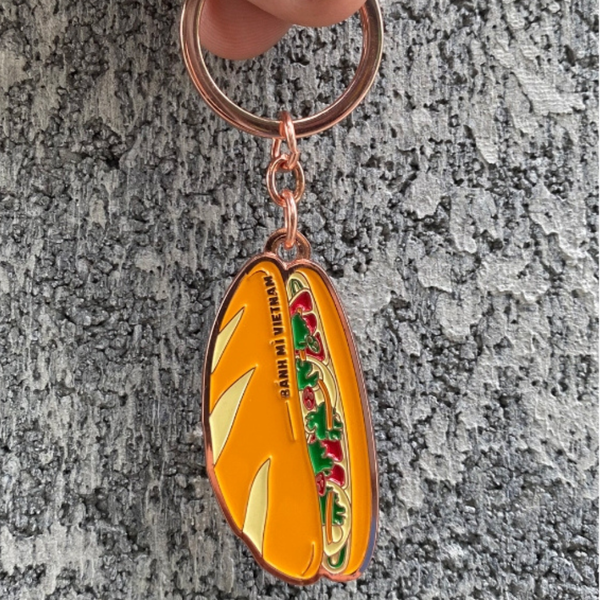  Saigonir Metal Keychain - Banh Mi 