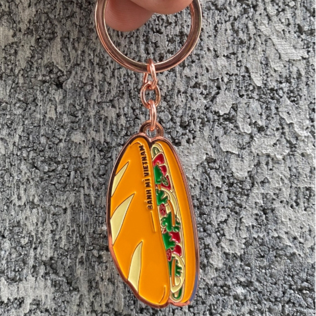  Saigonir Metal Keychain - Banh Mi 