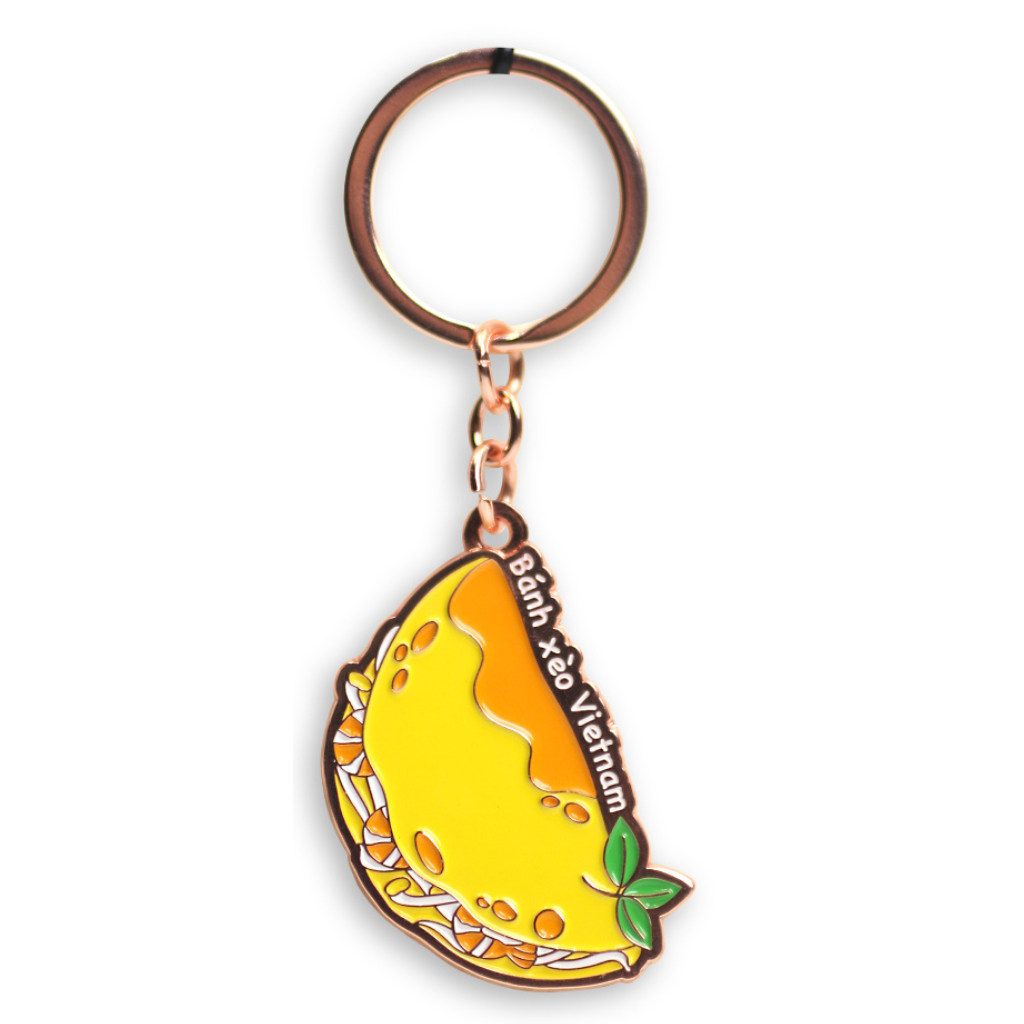  Saigonir Metal Keychain - Banh Xeo 