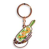  Saigonir Metal Keychain - Vietnamese Spring Rolls 
