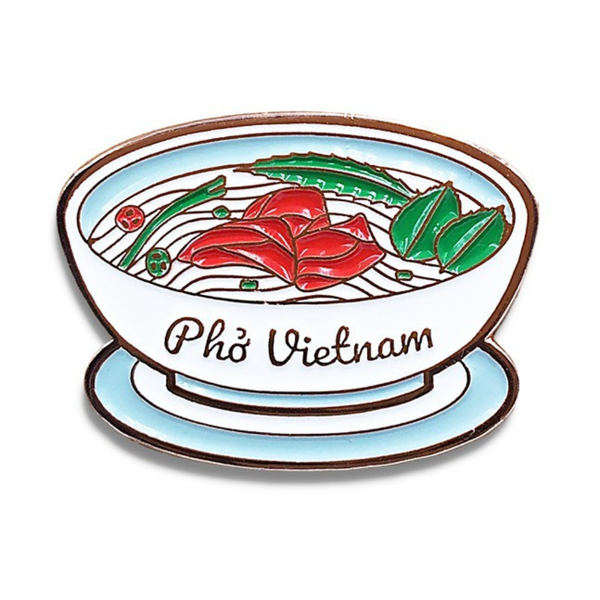  Saigonir Metal Lapel Pin - Pho 