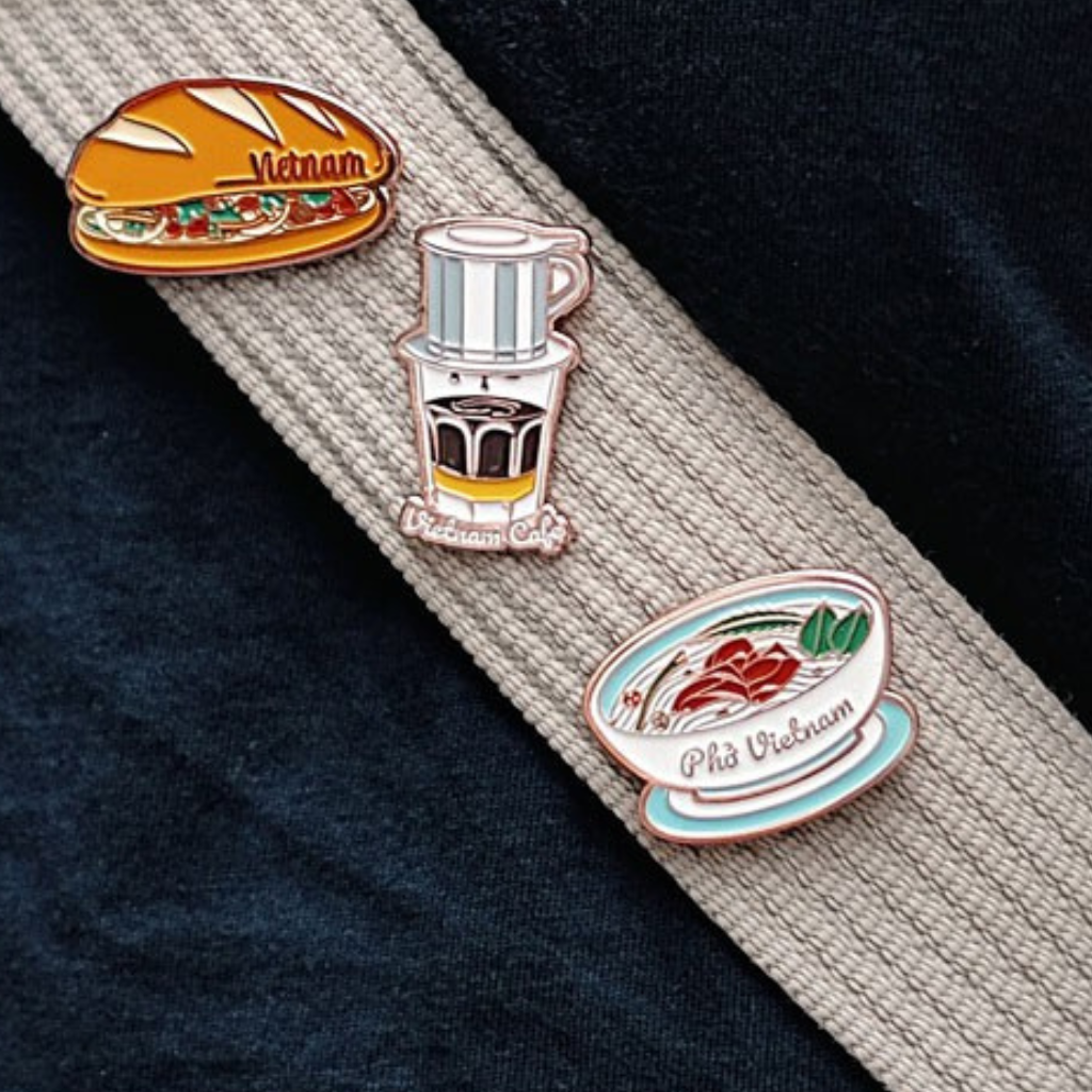  Saigonir Metal Lapel Pin - Pho 