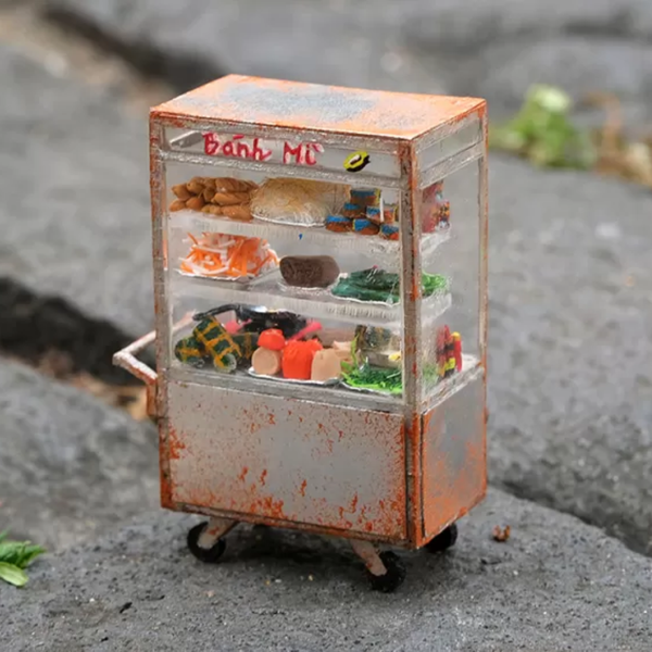  The 90s DIY Street Cart Model - Banh Mì Cart 
