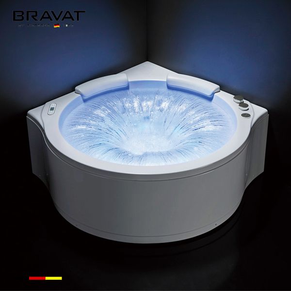 1.5m Corner Bathtub with Panel (Jacuzzi) B25563W-2