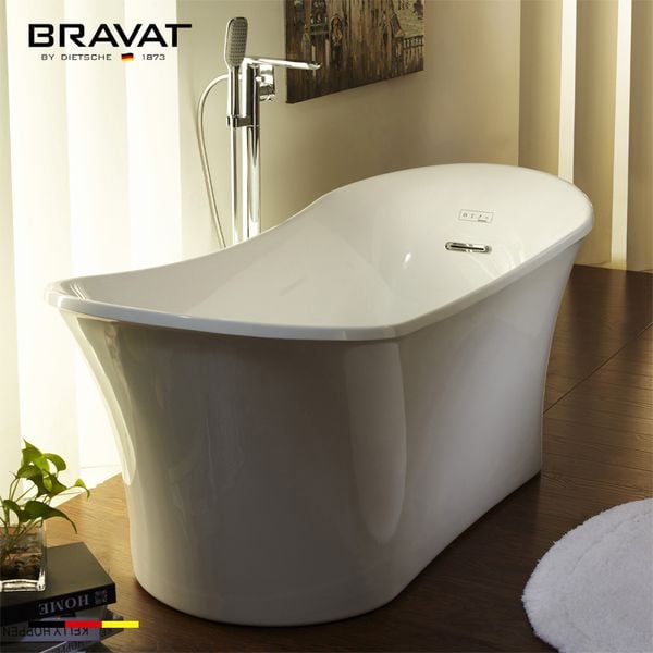 1.7m Free Standing Bubble Bathtub B25733TW-3W