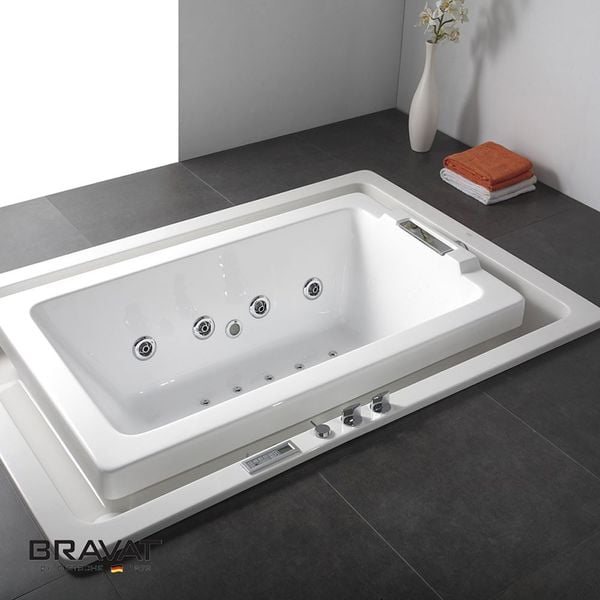 1.9m Overflow Massage Bathtub (Jacuzzi) B25903DW-4