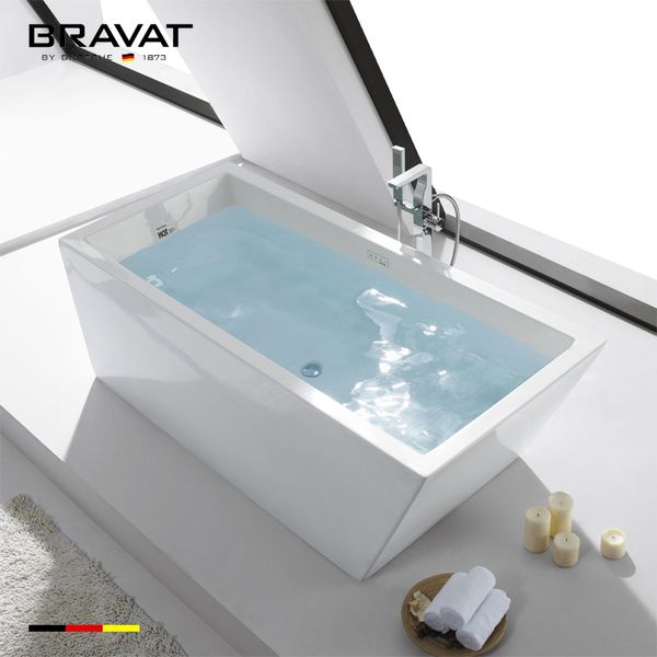 1.8m Free Standing Bubble Bathtub GT1003W-3