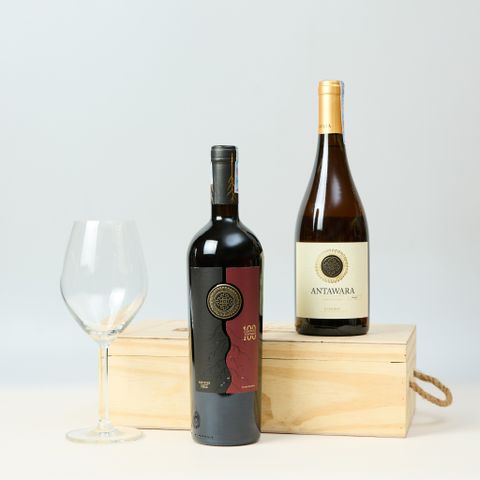 Combo Vang đỏ Chile ANTAWARA 100 Century Vineyard & Vang Trắng Chile Antawara Reserva