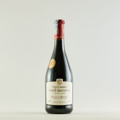 Vang đỏ Pháp Les Combes de Saint Sauveur, Côtes du Rhône Rouge, Blended, 2018 - 1