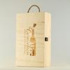 Hộp gỗ thông đựng Vang 02 chai 35x20x10cm, gỗ thông 10ly, đẹp, sang trọng