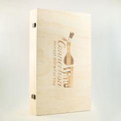 Hộp gỗ thông đựng Vang 06 chai 51x35x10cm, gỗ thông 10ly, đẹp, sang trọng