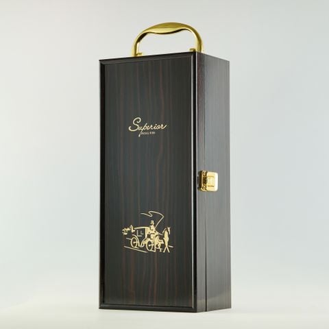 Hộp gỗ sơn mài cao cấp đựng Vang 01 chai - 1