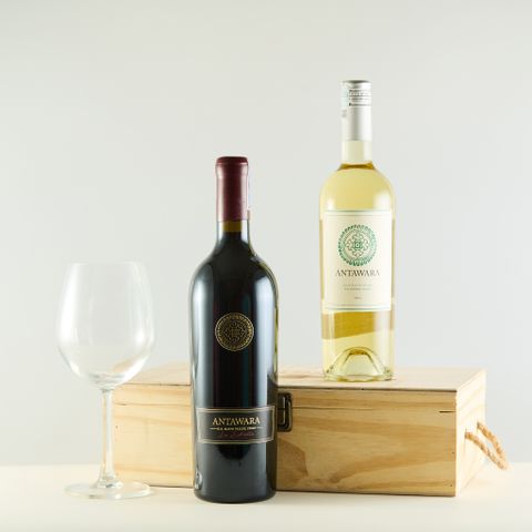 Combo Vang đỏ Chile Antawara La Estrella và Vang trắng Chile Antawara Estate