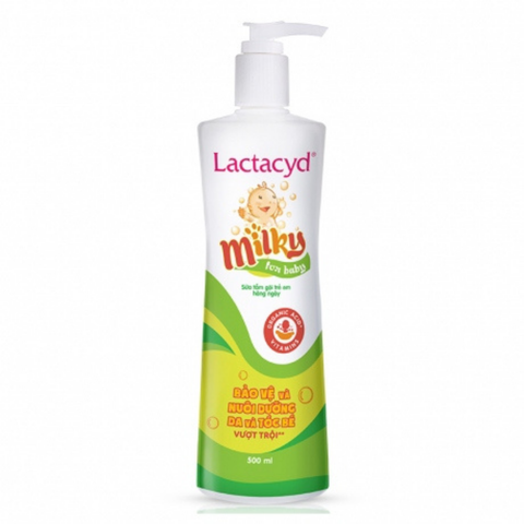  Sữa tắm gội Lactacyd Milky 500ml 