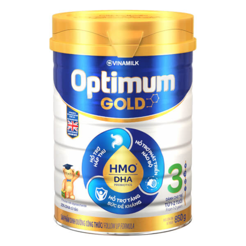  Sữa bột Optimum Gold 3 - 850g (1-2 tuổi) 