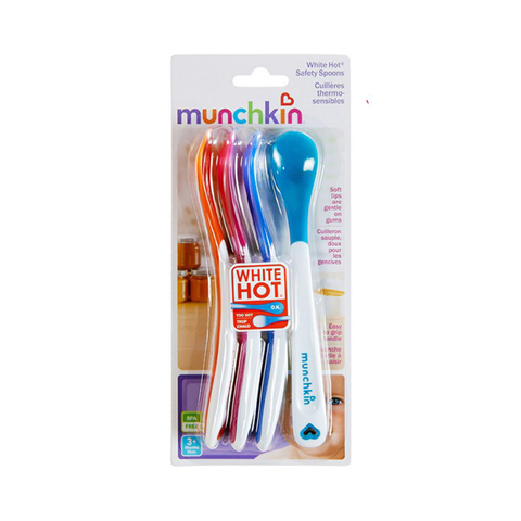  Thìa mềm báo nóng munchkin ( set 4 ) 