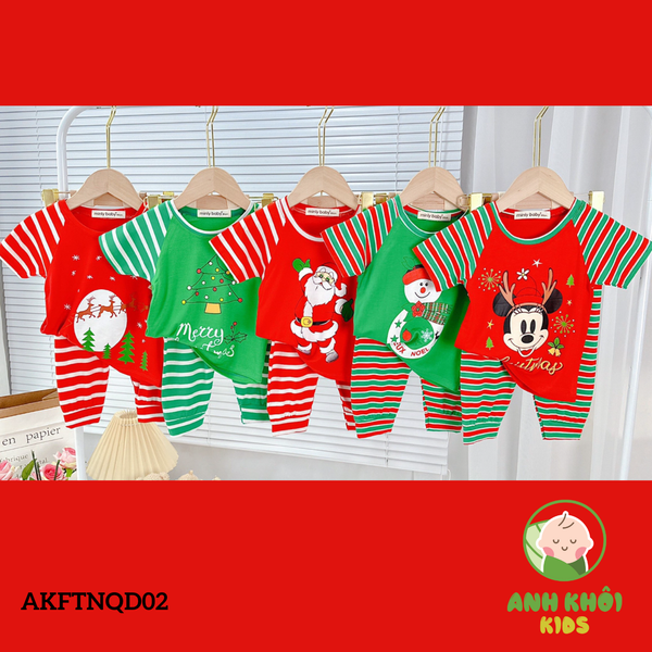  Set 5 bộ quần áo NOEL size 80 cho bé trai/bé gái - AKFTNQD02 