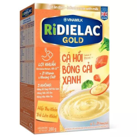  Bột ăn dặm Cá Hồi Bông Cải Xanh HG 200g 