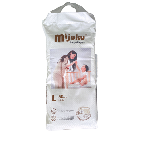  Tã quần cao cấp Mijuku bịch 50 miếng cho bé Size L (9 - 14kg) 