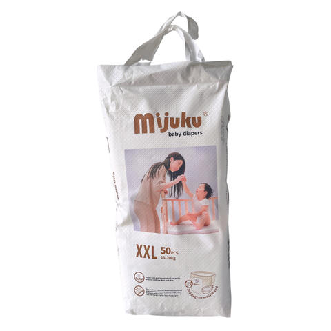  Tã quần cao cấp Mijuku bịch 50 miếng cho bé Size XXL (15 - 20kg) 