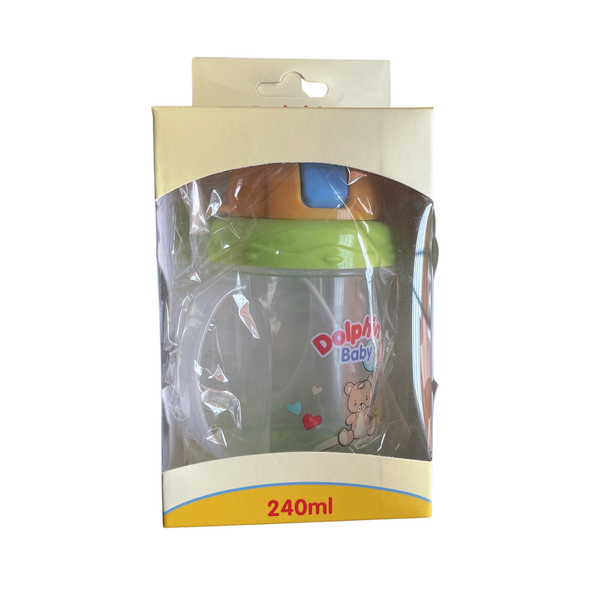  Bình uống nước có ống hút Dolphin DP-023B 240ml 