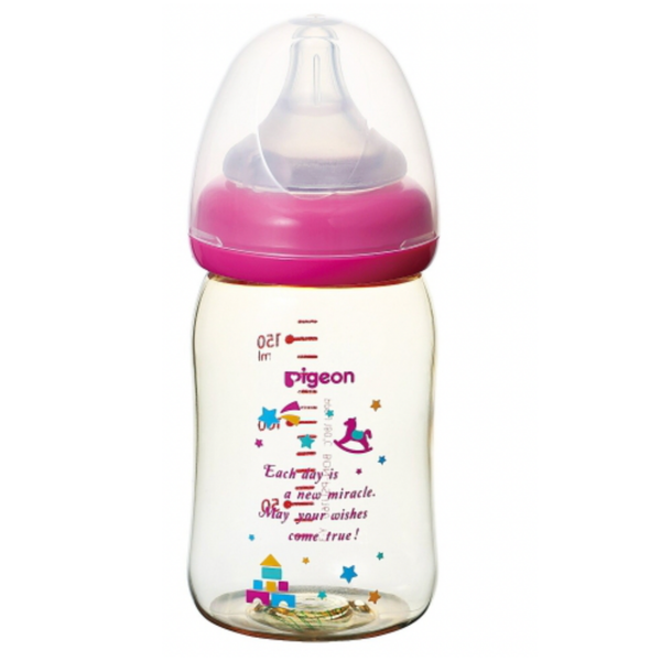  Bình sữa Pigeon nội địa Nhật cổ rộng nhựa PPSU 160ml 