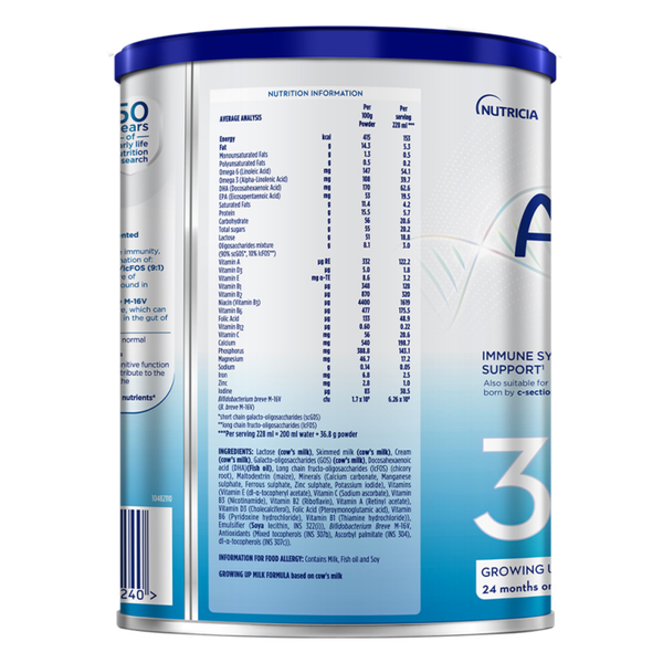  Sữa Aptamil Profutura KID Cesarbiotik 3 800g (Từ 2 tuổi) 