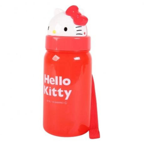  Bình nước vòi hút Skater hình Hello Kitty 350ml 