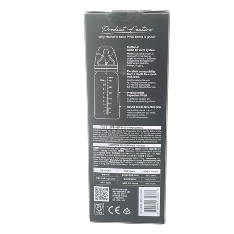  Bình sữa Mother K chất liệu PPSU Hàn Quốc - 280ml 