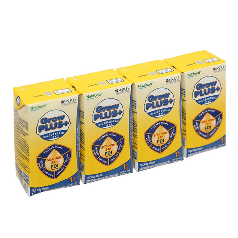  Sữa Nutifood GrowPLUS+ Sữa Non 110ml (lốc 4 hộp) 