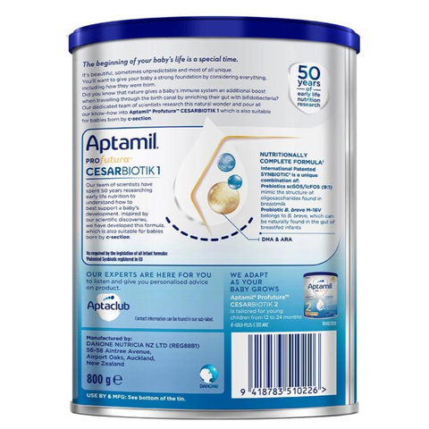  Sữa bột Aptamil Profutura Cesarbiotik số 1 800g (0 – 12 tháng) 