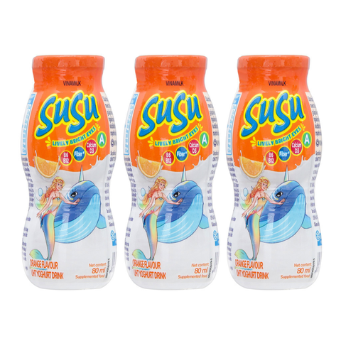  Sữa chua uống cam SuSu 80ml 