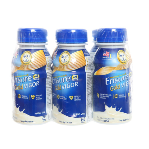  Sữa pha sẵn Ensure Gold Vigor vani 237ml 