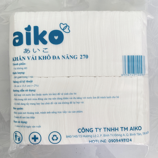  Khăn vải khô đa năng Aiko 
