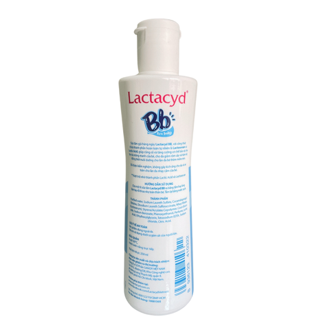  Sữa tắm gội trẻ em hàng ngày Lactacyd BB for baby 250ml 
