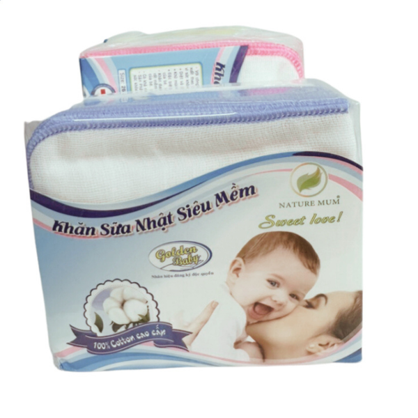  Khăn sữa Nhật siêu mềm 4 lớp cao cấp cho bé sơ sinh 