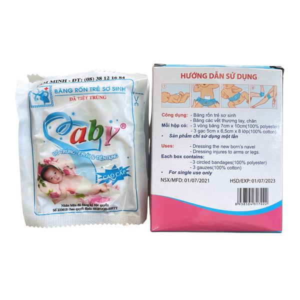  Băng rốn trẻ sơ sinh Baby cao cấp 