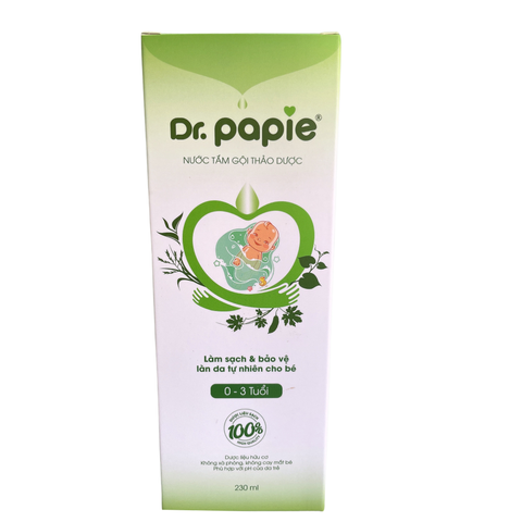  Nước tắm gội thảo dược Dr.Papie 230ml 