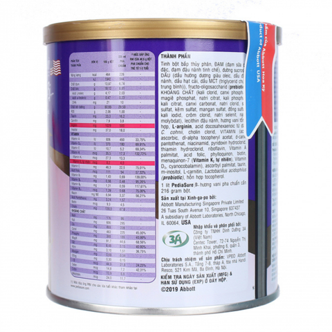  Sữa bột Pediasure 400g (1-10 tuổi) 