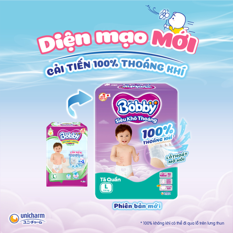  Tã quần Bobby size XL, 66 miếng + 6 miếng 