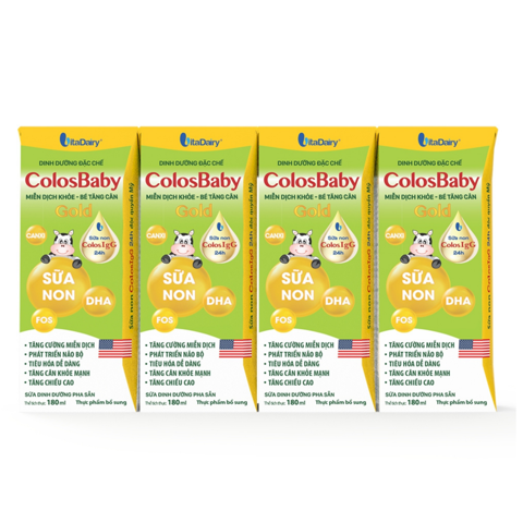  Sữa Bột Pha Sẵn ColosBaby 180ml 