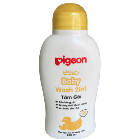  Sữa tắm gội Pigeon 2 trong 1 200ml 