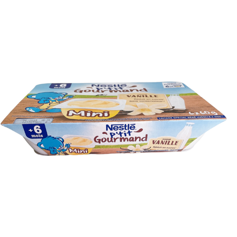  Váng sữa Nestle Pháp vị vani – 60g x 6 hộp (6m+) 