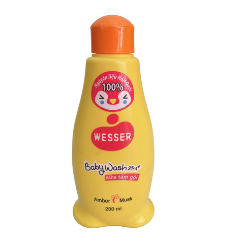  Sữa tắm gội em bé Wesser Hương Hổ Phách 