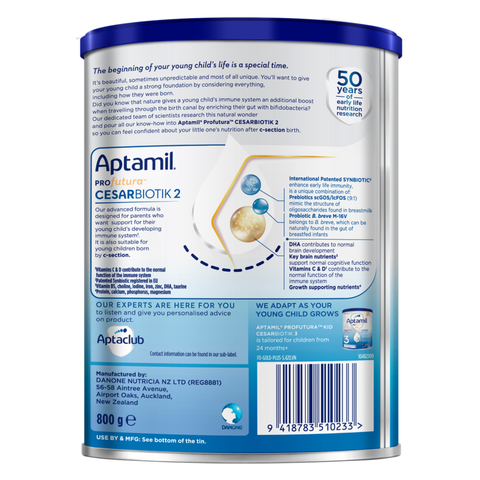  Sữa bột Aptamil Profutura Cesarbiotik 2 800g (12-24 tháng) 