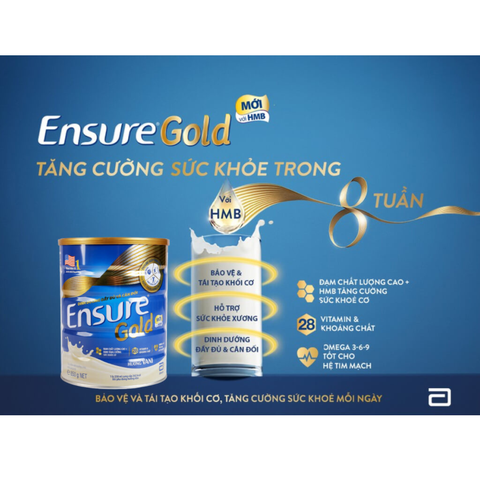  Sữa bột Ensure Gold hương Vani 