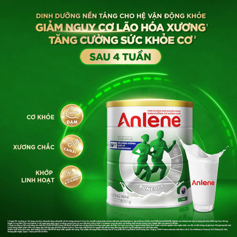  Sữa Bột Anlene Hương Vani 800g (Mẫu mới) 